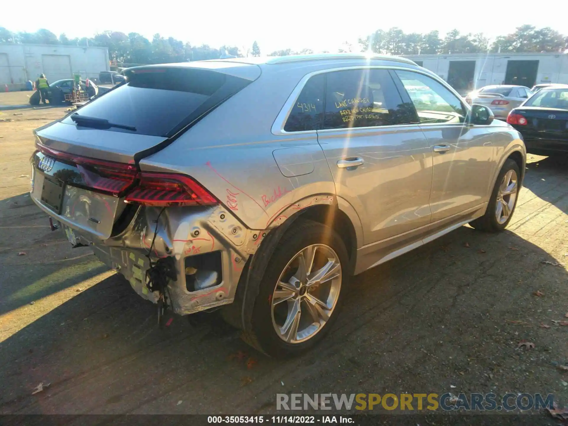 4 Photograph of a damaged car WA1AVBF17ND020547 AUDI Q8 2022