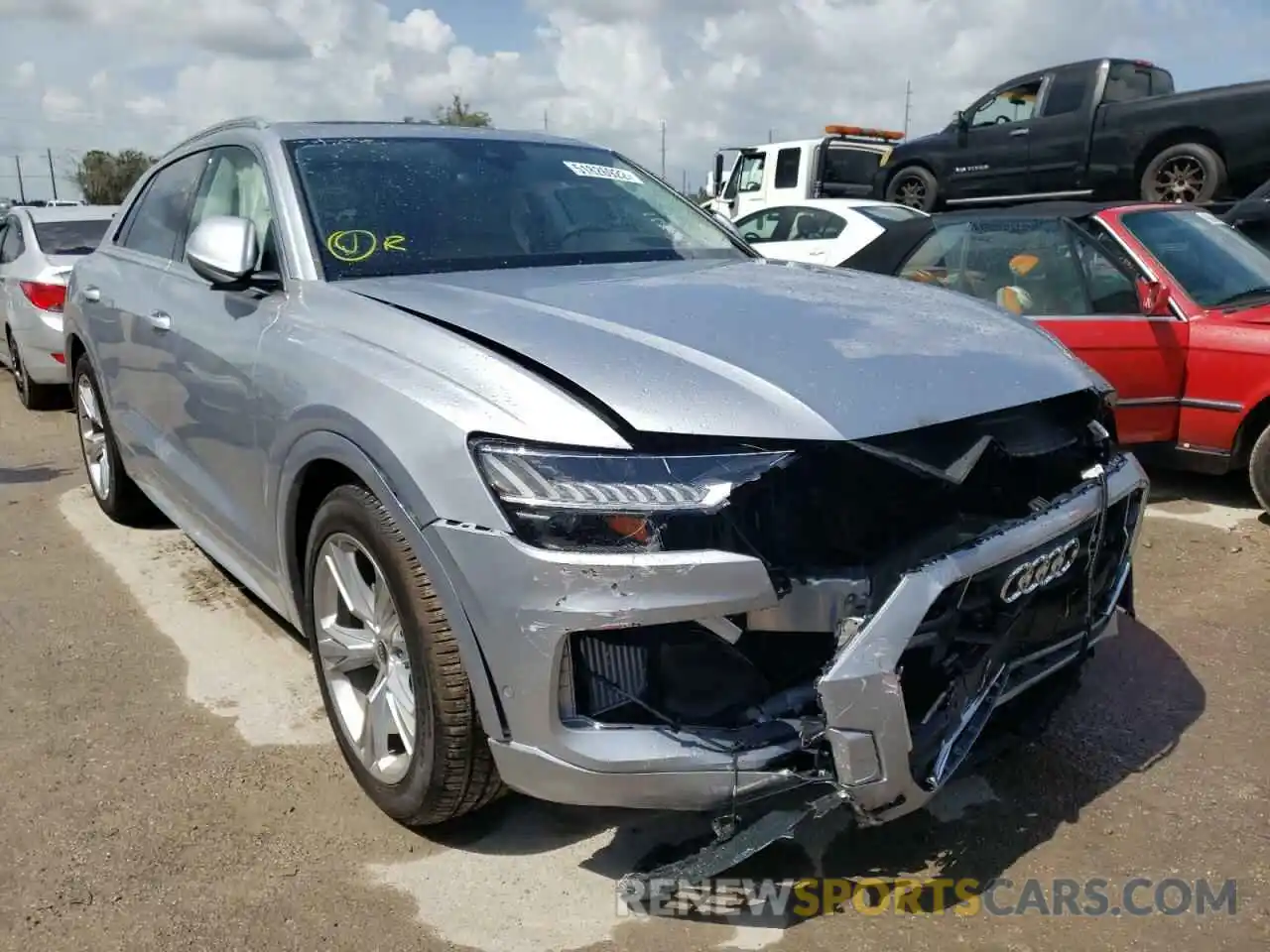 1 Photograph of a damaged car WA1CVBF13ND006055 AUDI Q8 2022