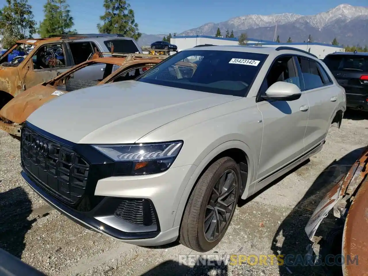 2 Photograph of a damaged car WA1EVBF10ND007141 AUDI Q8 2022