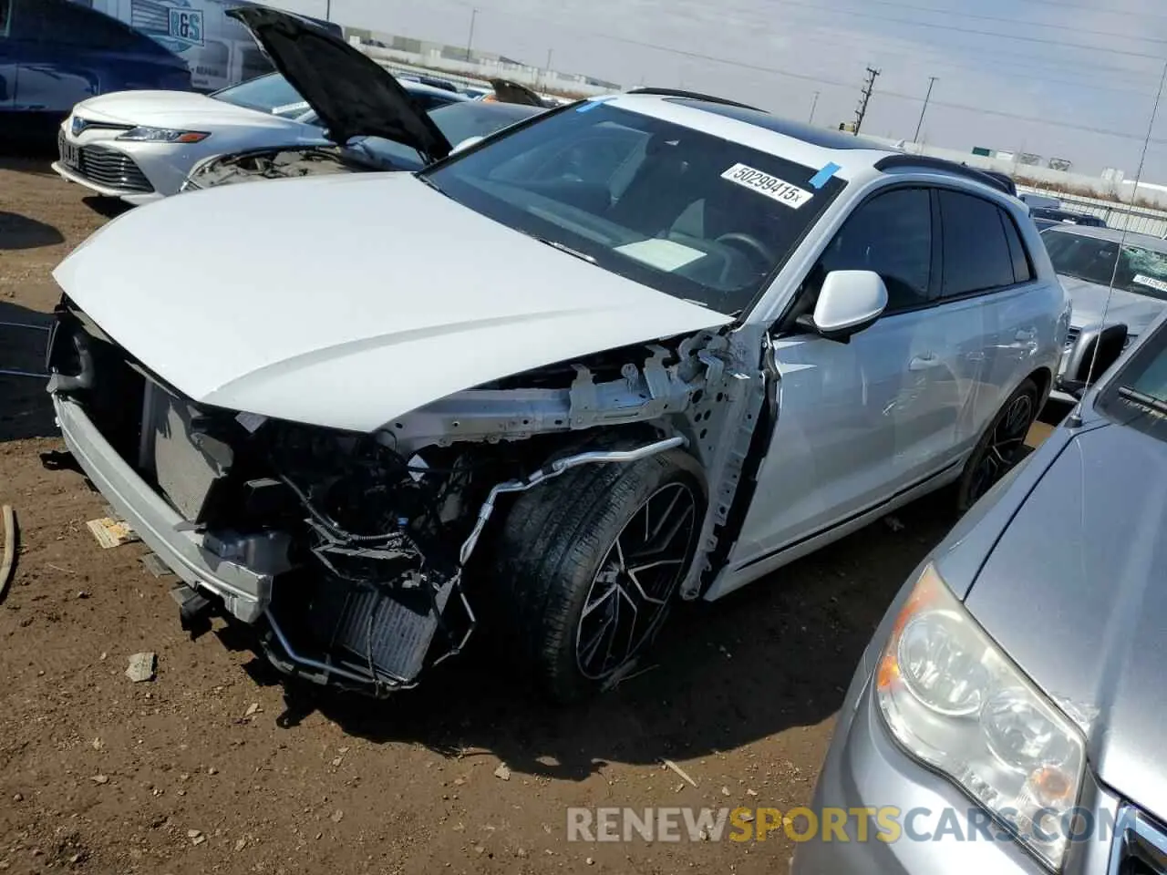 1 Photograph of a damaged car WA1EVBF14ND026730 AUDI Q8 2022