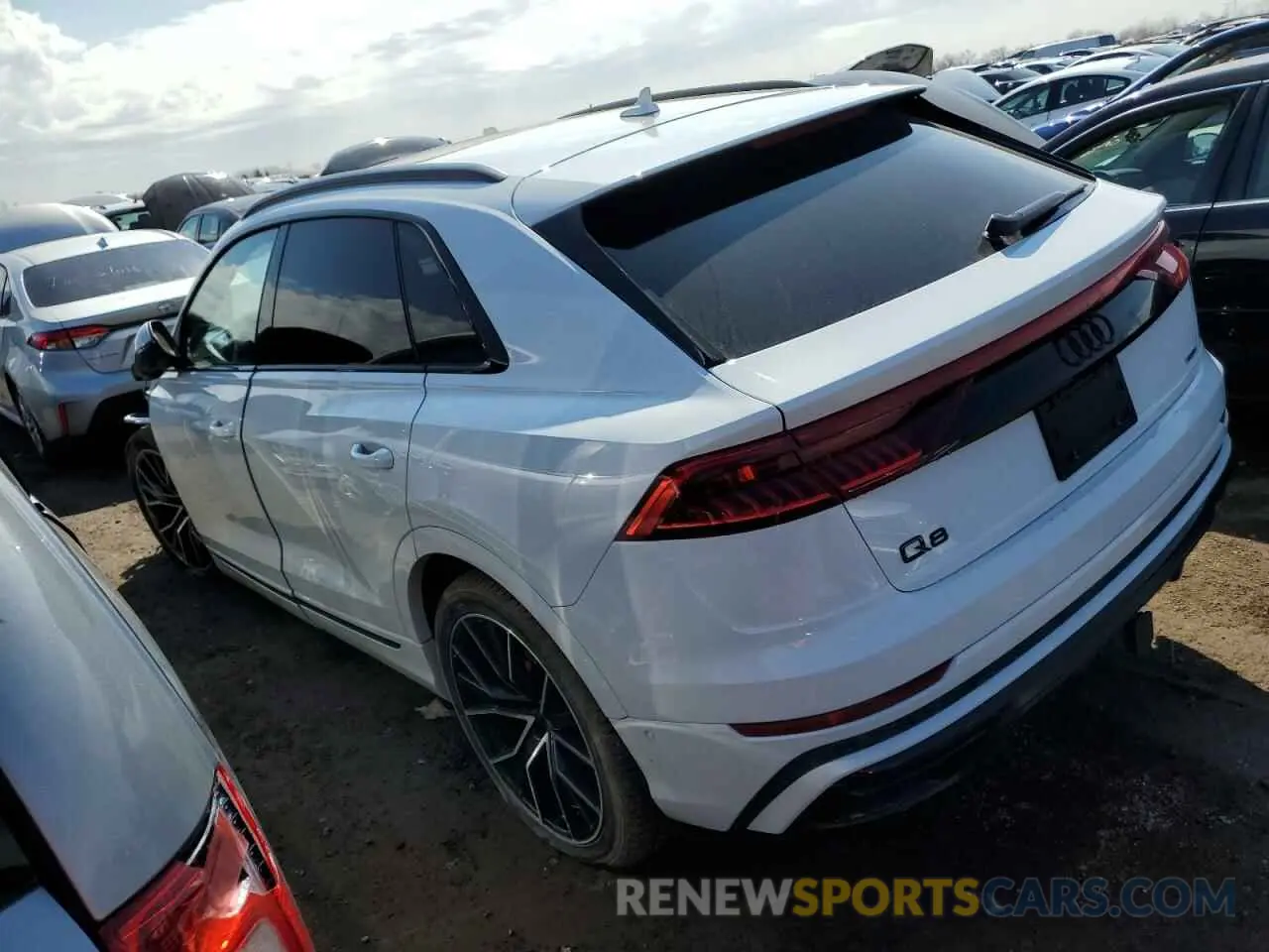 2 Photograph of a damaged car WA1EVBF14ND026730 AUDI Q8 2022