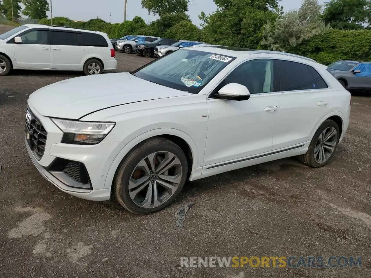 1 Photograph of a damaged car WA1EVBF14ND031829 AUDI Q8 2022