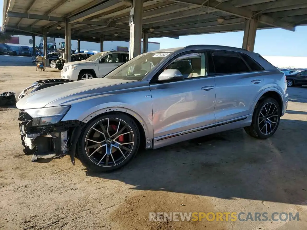 1 Photograph of a damaged car WA1FVBF11ND034739 AUDI Q8 2022