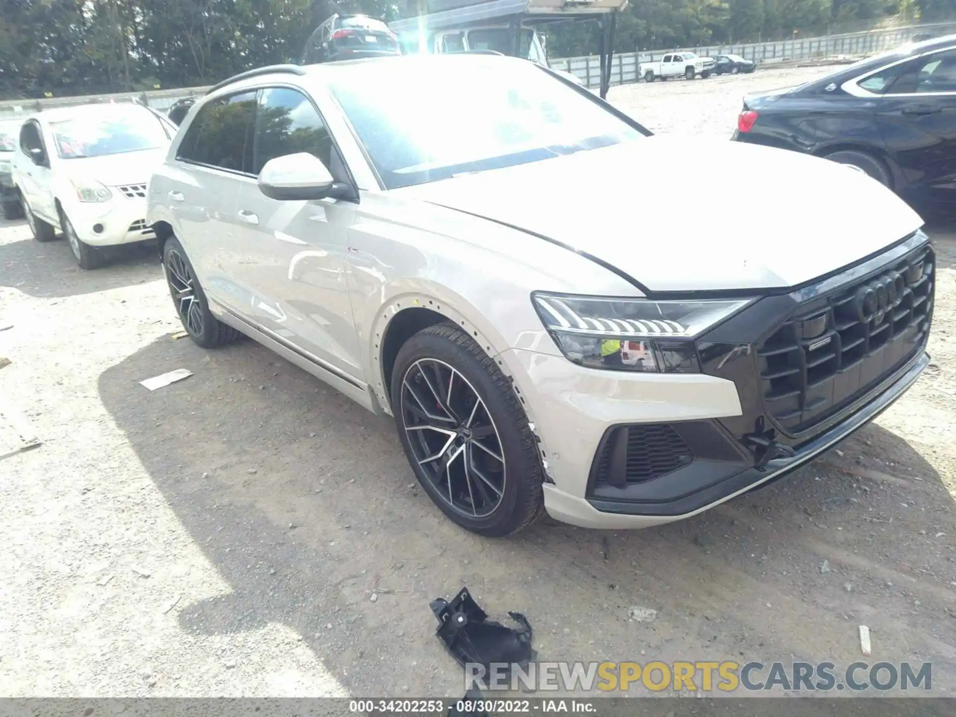 1 Photograph of a damaged car WA1FVBF19ND010611 AUDI Q8 2022