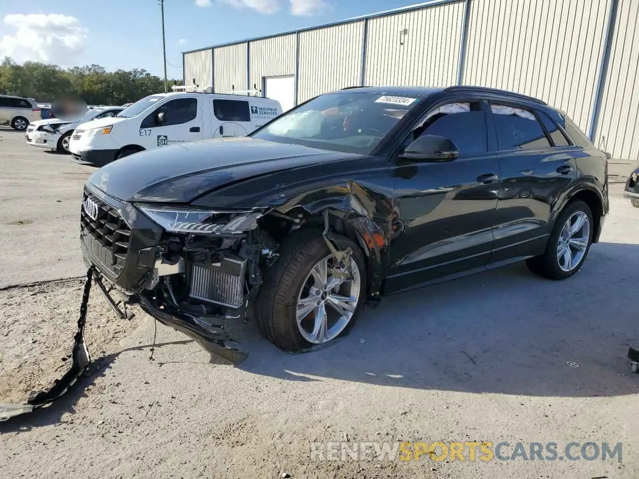 1 Photograph of a damaged car WA1AVBF1XPD020187 AUDI Q8 2023