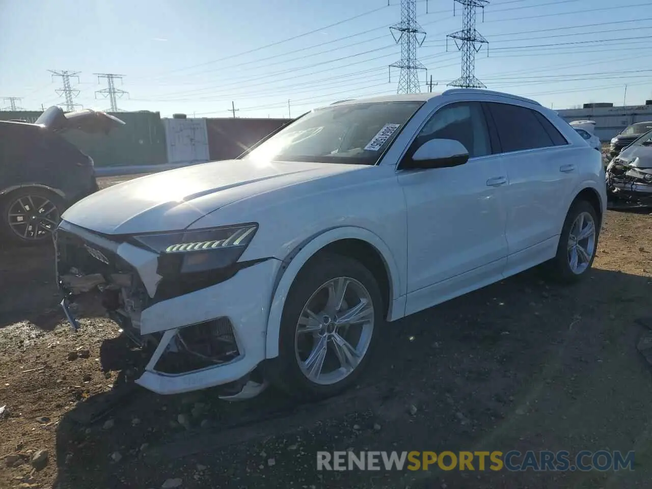 1 Photograph of a damaged car WA1AVBF1XPD024739 AUDI Q8 2023