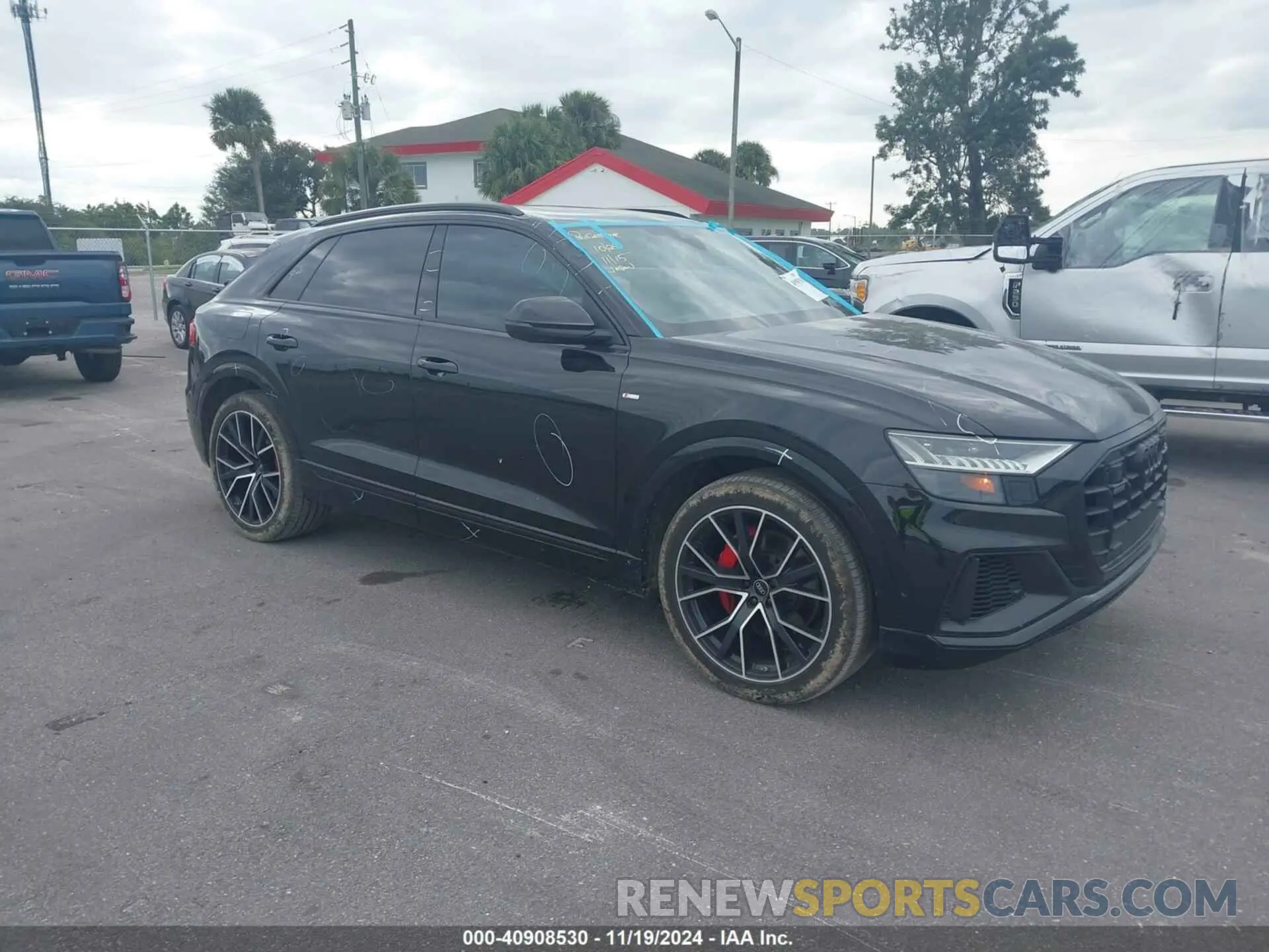 1 Photograph of a damaged car WA1FVBF12PD004748 AUDI Q8 2023