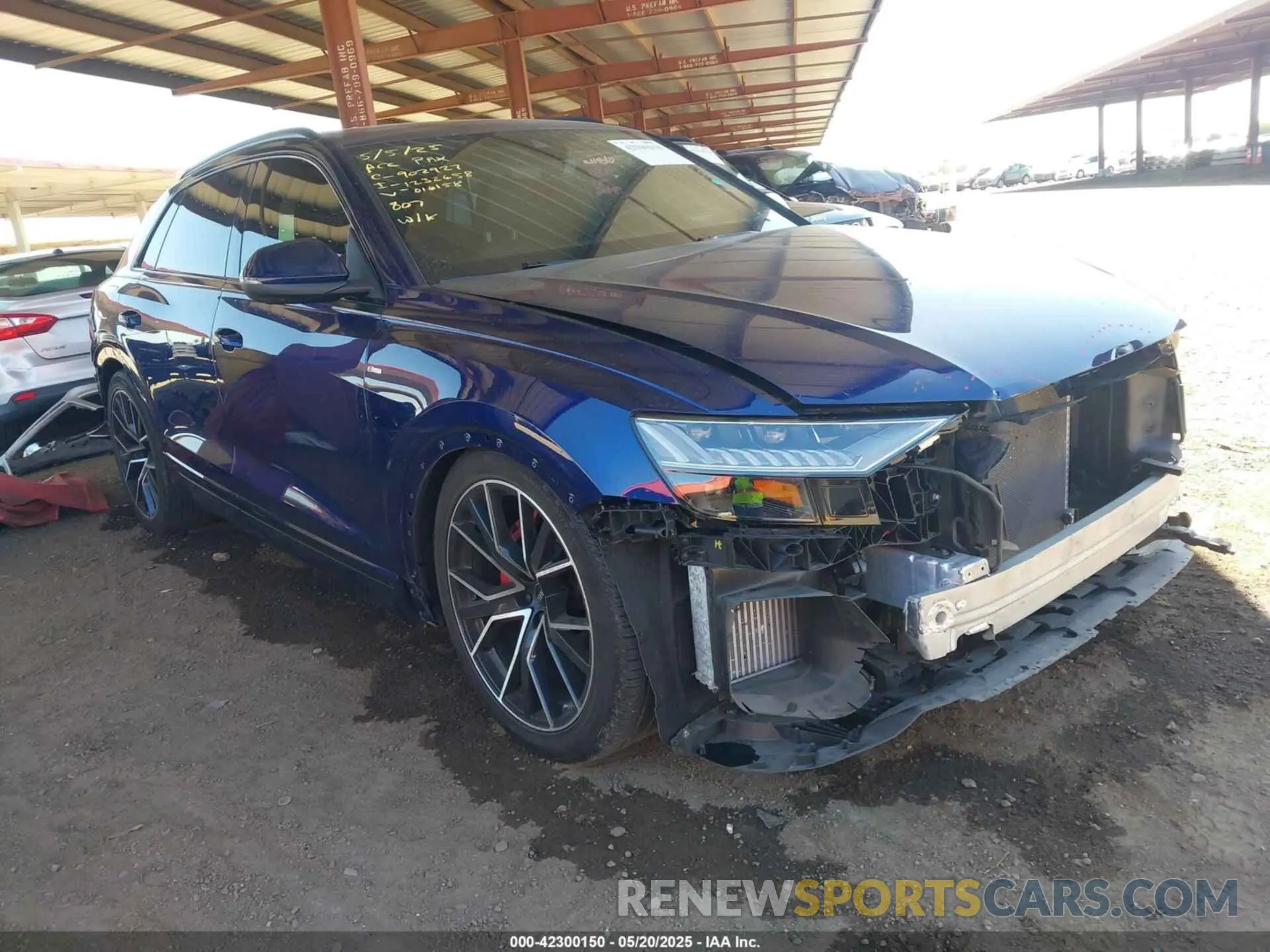 1 Photograph of a damaged car WA1FVBF18PD016158 AUDI Q8 2023