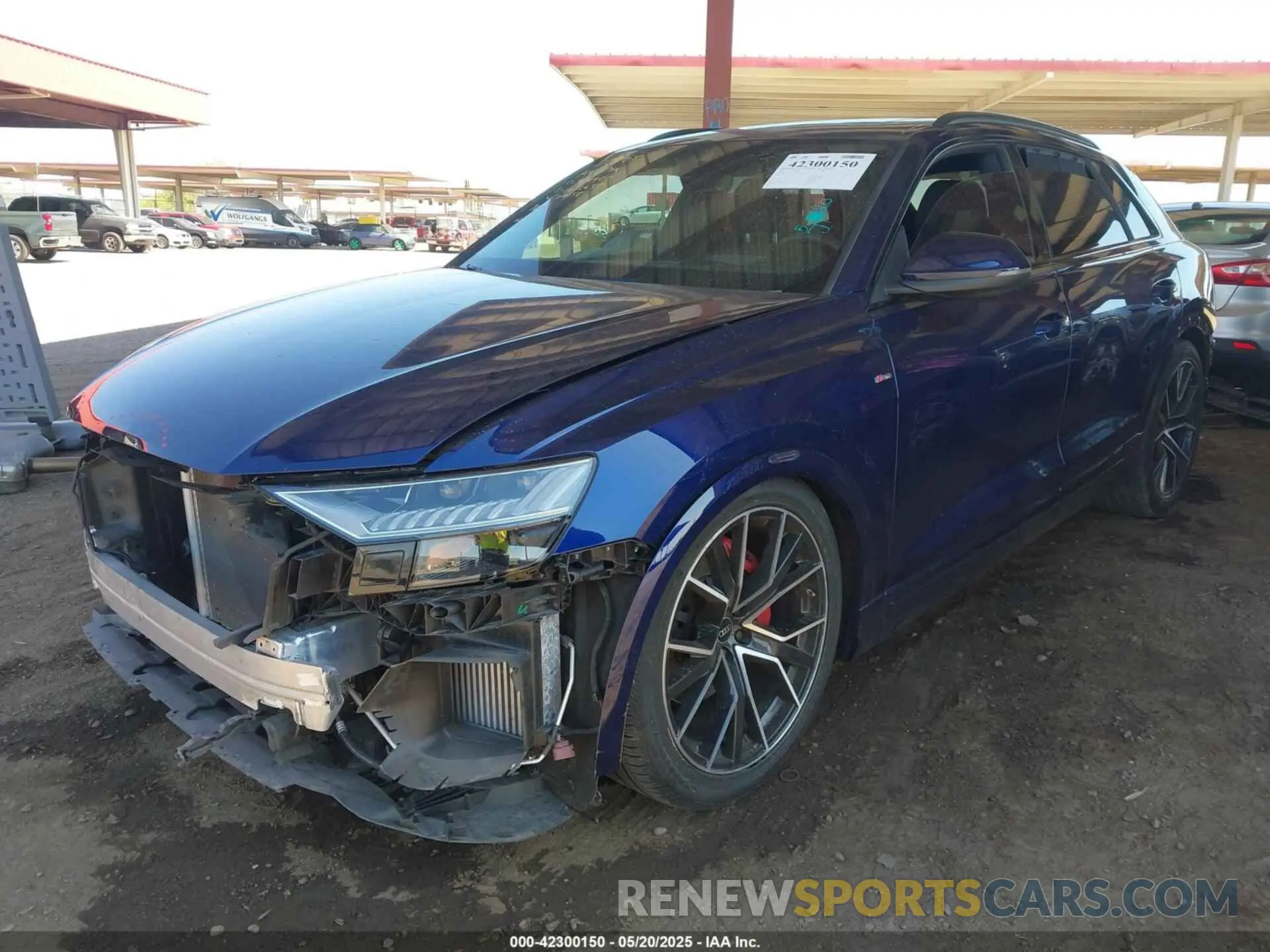 2 Photograph of a damaged car WA1FVBF18PD016158 AUDI Q8 2023