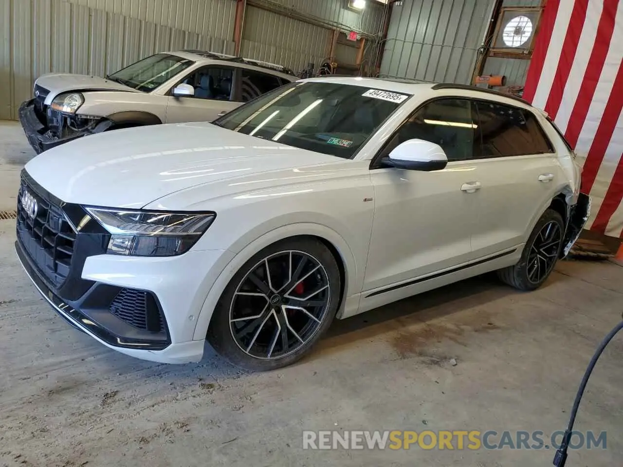 1 Photograph of a damaged car WA1FVBF18PD047636 AUDI Q8 2023