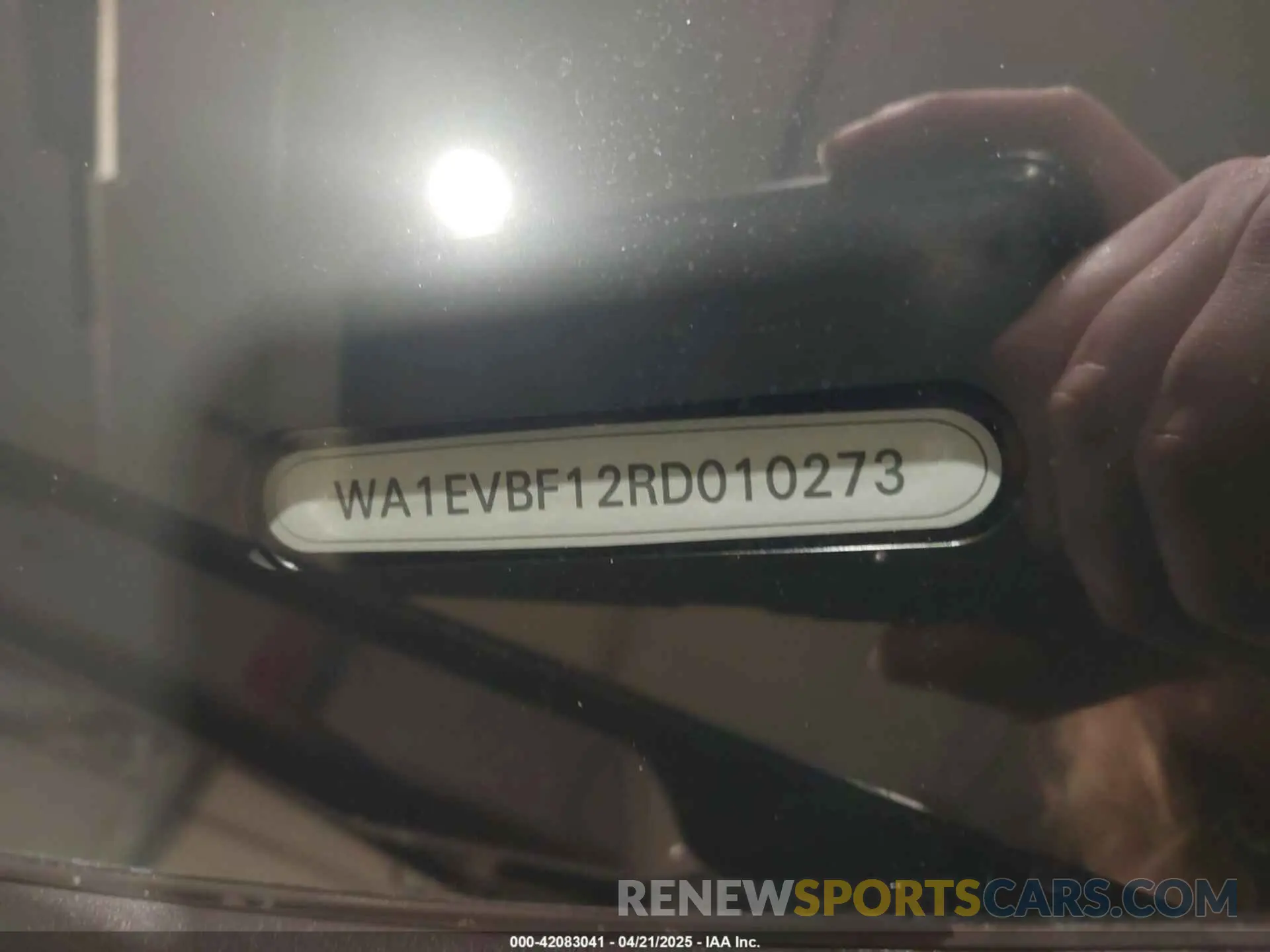 9 Photograph of a damaged car WA1EVBF12RD010273 AUDI Q8 2024