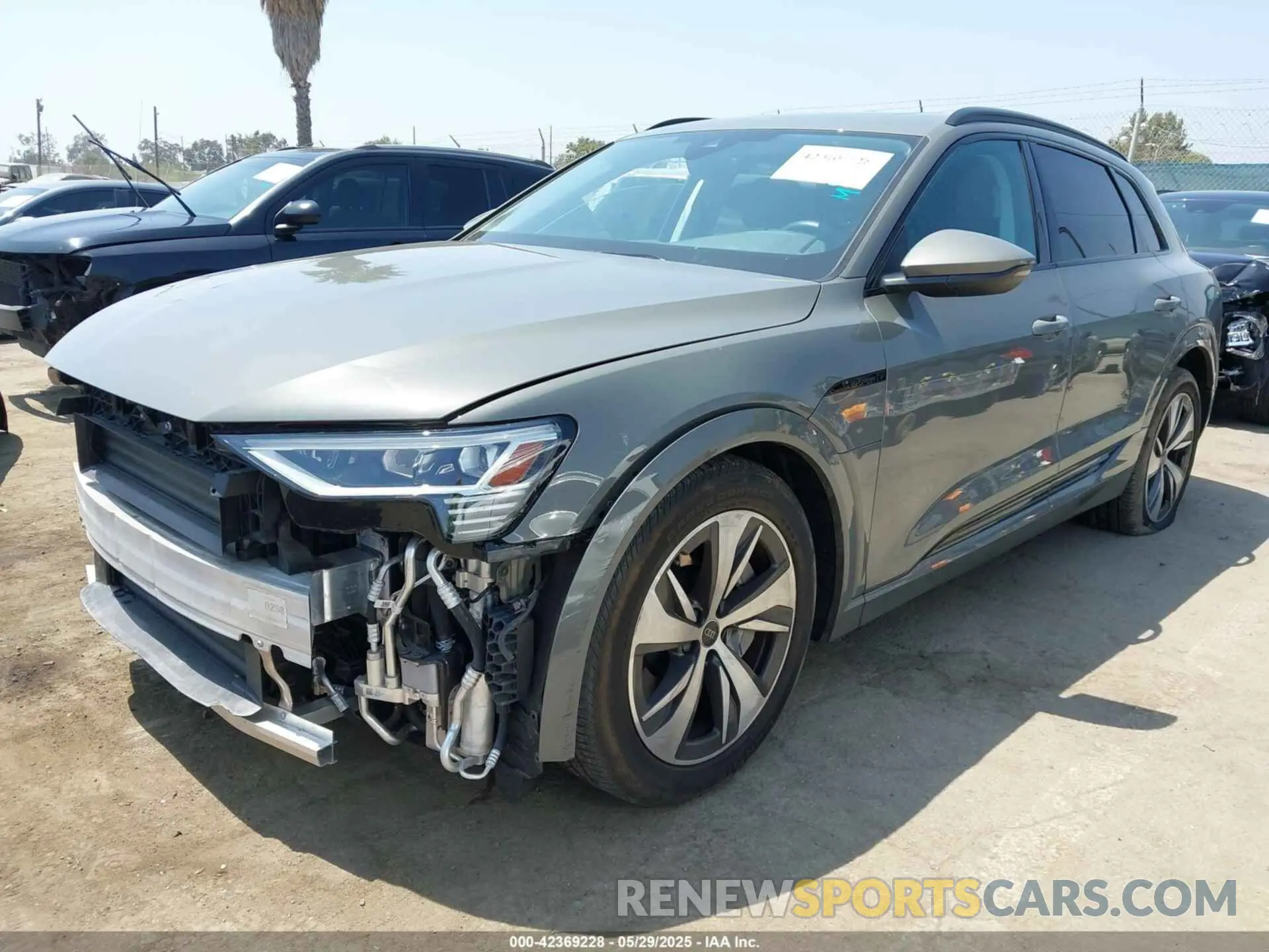 2 Photograph of a damaged car WA14AAGE0RB011467 AUDI Q8 E-TRON 2024