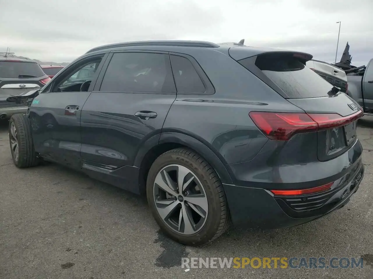2 Photograph of a damaged car WA14AAGE1RB045899 AUDI Q8 E-TRON 2024
