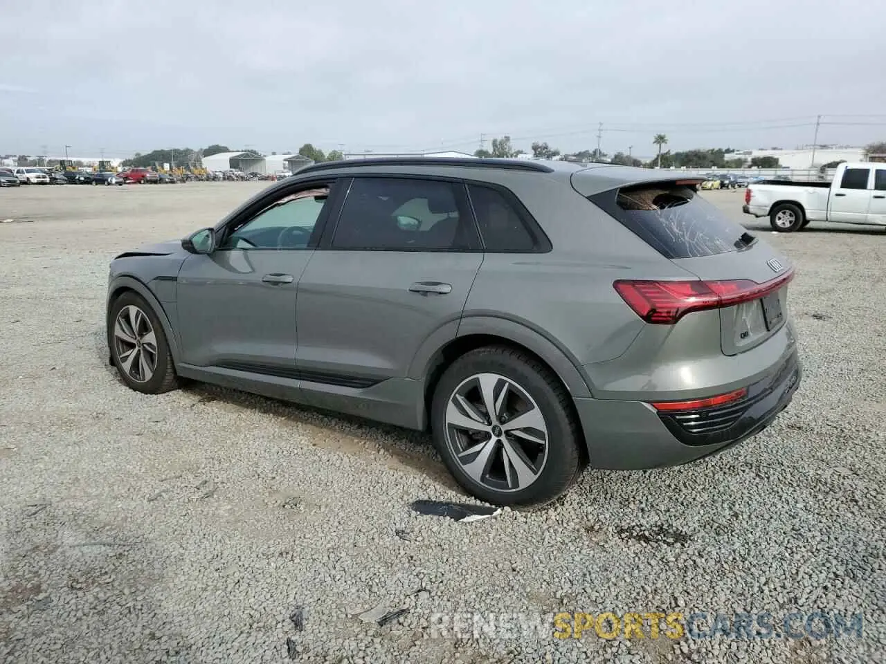 2 Photograph of a damaged car WA14AAGE5RB035795 AUDI Q8 E-TRON 2024