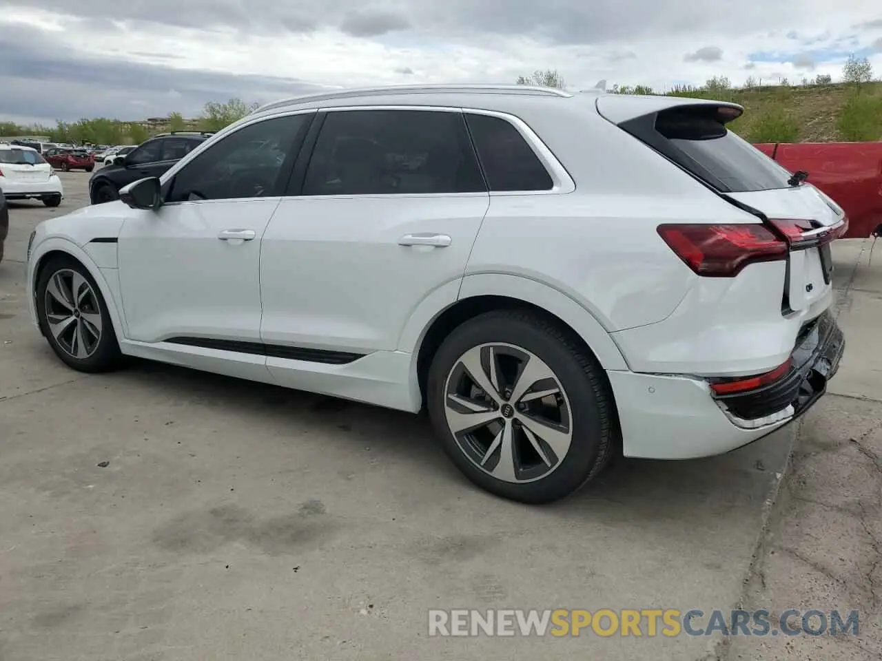2 Photograph of a damaged car WA15AAGE0RB007827 AUDI Q8 E-TRON 2024