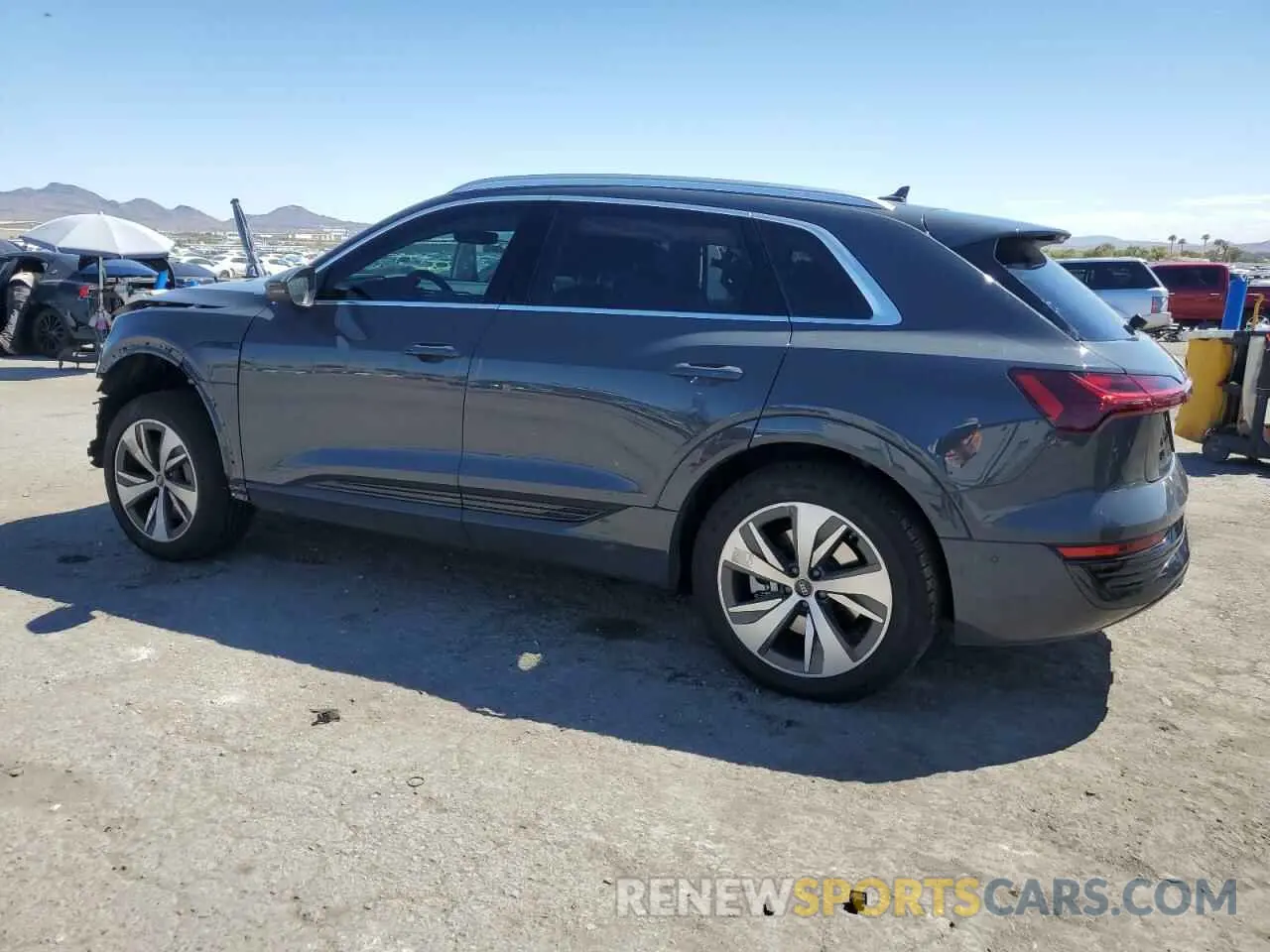 2 Photograph of a damaged car WA15AAGE0RB057434 AUDI Q8 E-TRON 2024