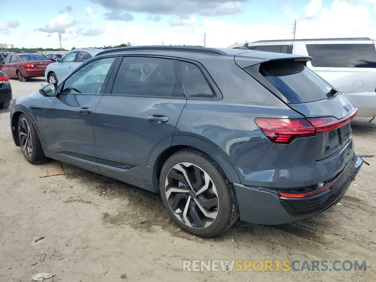 2 Photograph of a damaged car WA15AAGE0RB060883 AUDI Q8 E-TRON 2024