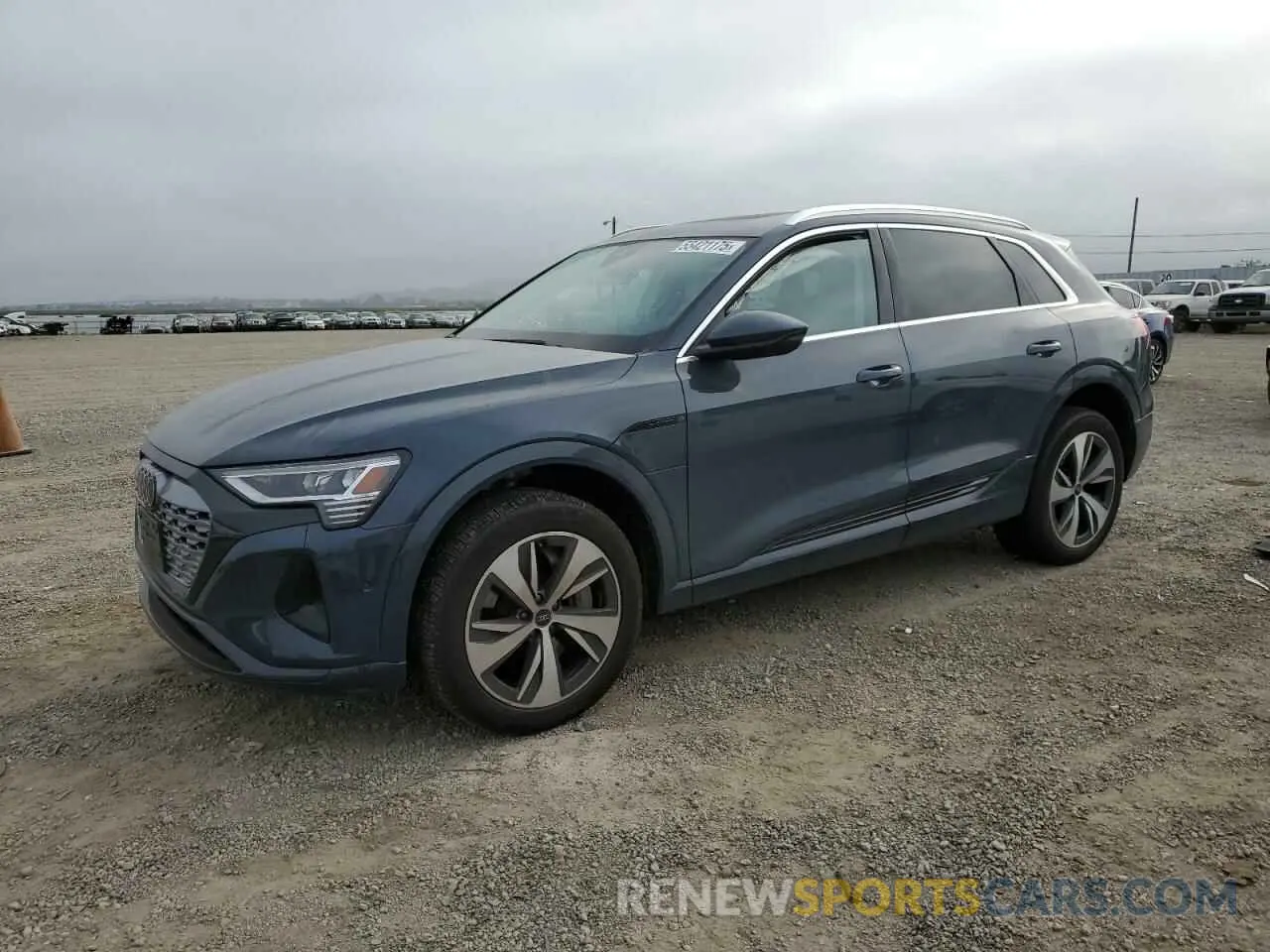 1 Photograph of a damaged car WA15AAGE1RB020361 AUDI Q8 E-TRON 2024