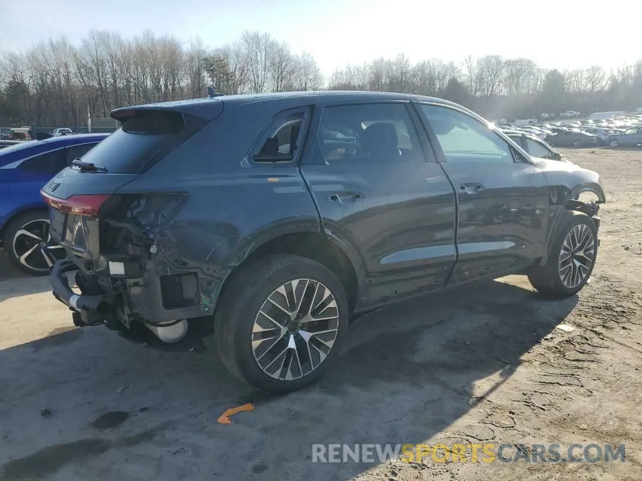 3 Photograph of a damaged car WA15AAGE1RB023051 AUDI Q8 E-TRON 2024