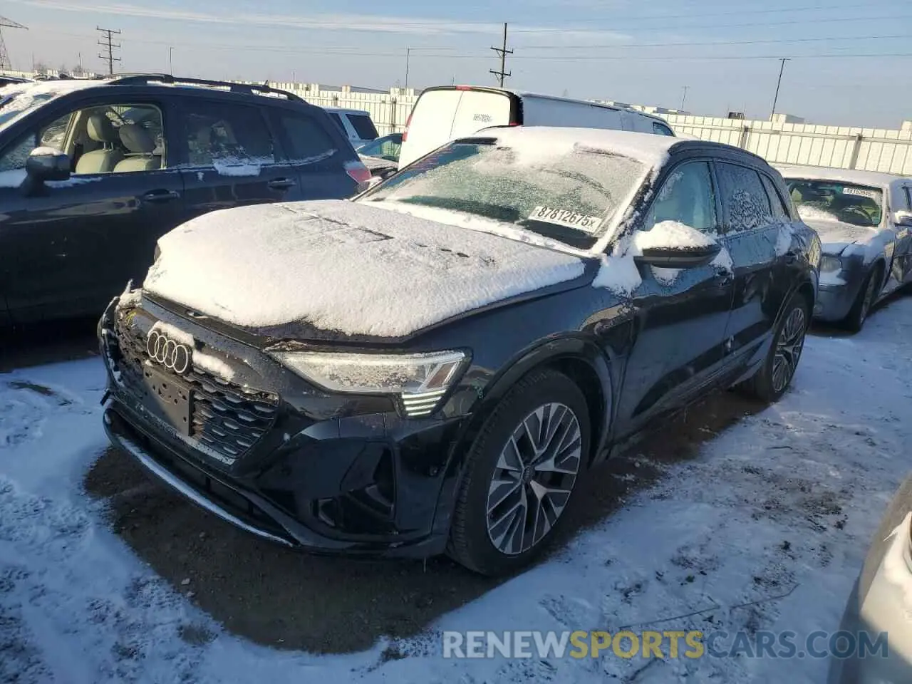 1 Photograph of a damaged car WA15AAGE4RB017020 AUDI Q8 E-TRON 2024