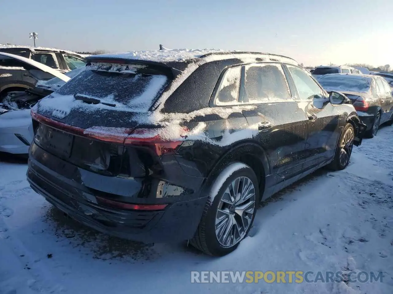 3 Photograph of a damaged car WA15AAGE4RB017020 AUDI Q8 E-TRON 2024