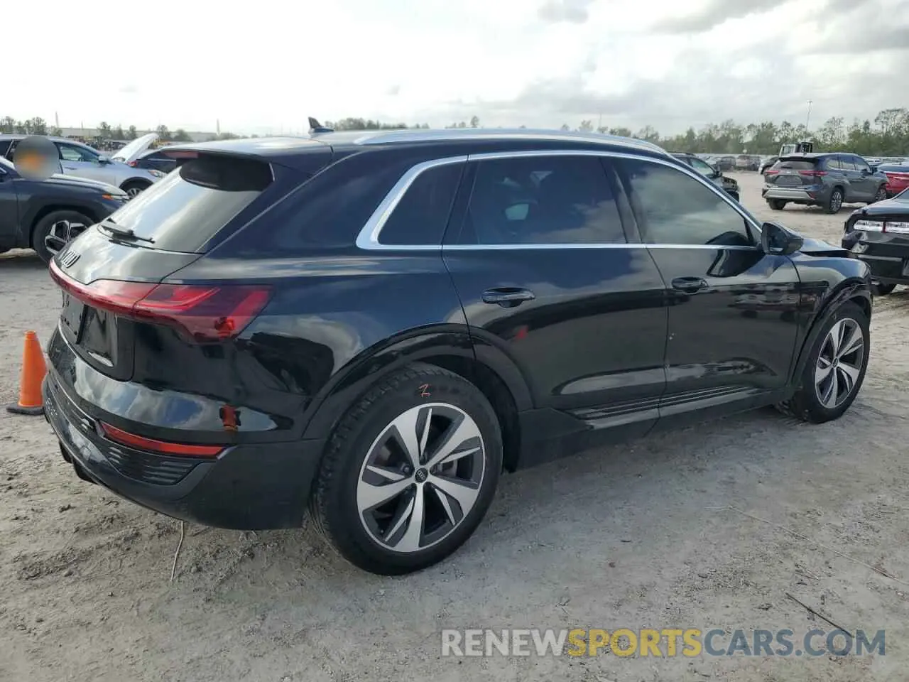 3 Photograph of a damaged car WA15AAGE4RB029832 AUDI Q8 E-TRON 2024