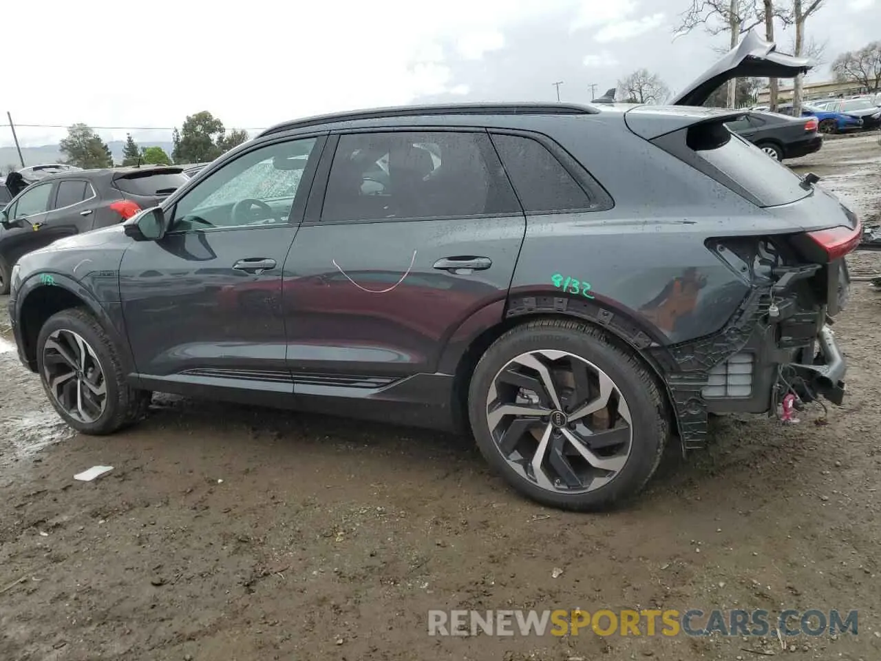 2 Photograph of a damaged car WA15AAGE5RB058370 AUDI Q8 E-TRON 2024