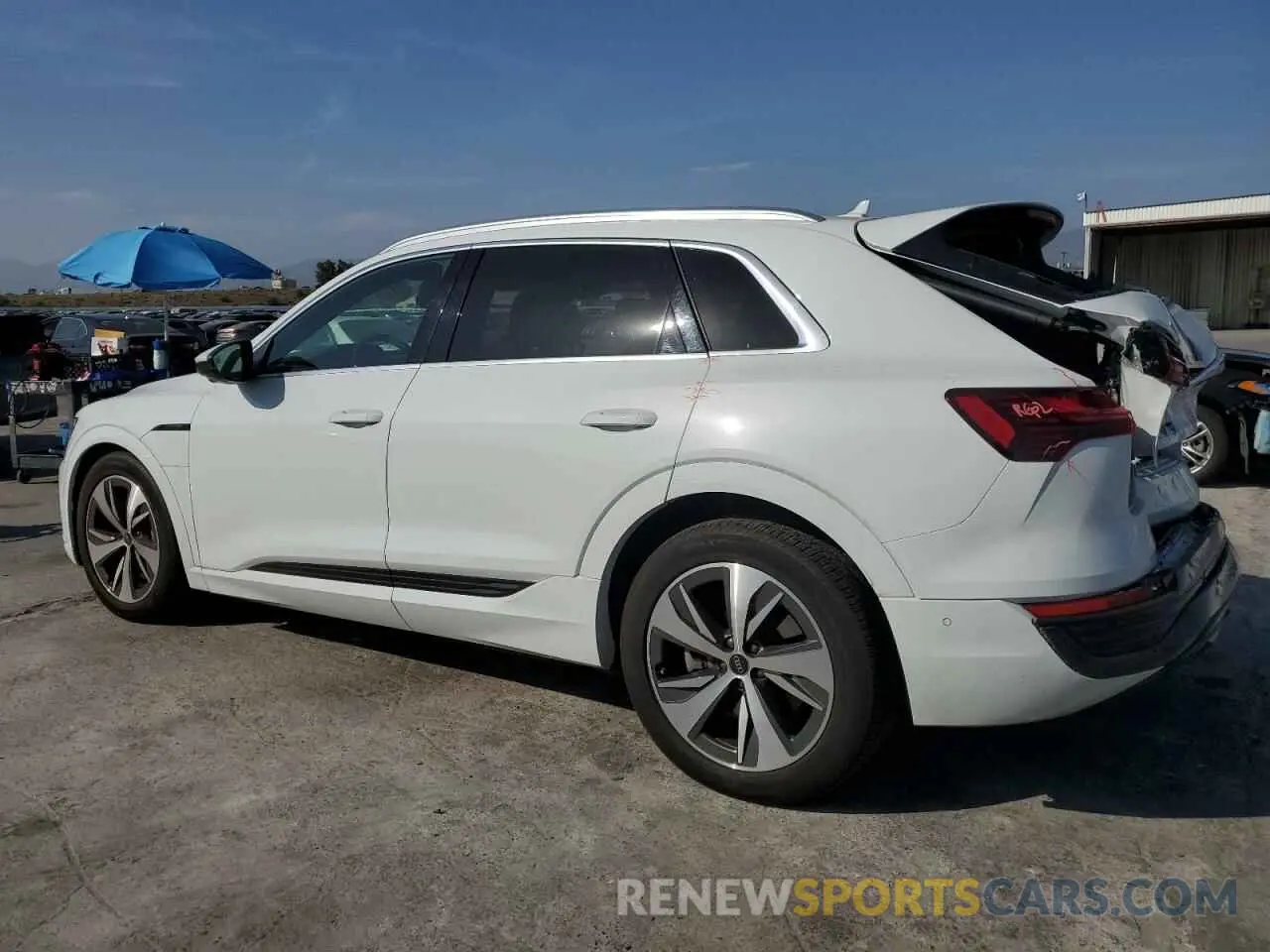 2 Photograph of a damaged car WA15AAGE6RB025796 AUDI Q8 E-TRON 2024