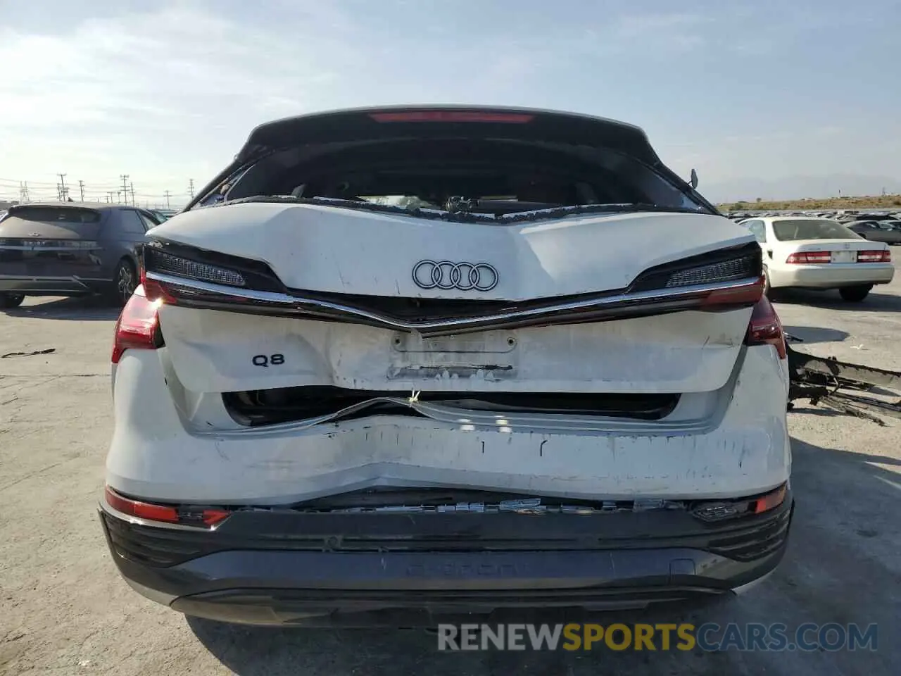 6 Photograph of a damaged car WA15AAGE6RB025796 AUDI Q8 E-TRON 2024