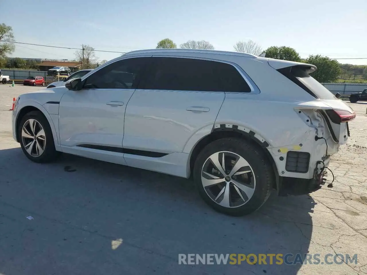 2 Photograph of a damaged car WA15AAGE7RB025662 AUDI Q8 E-TRON 2024