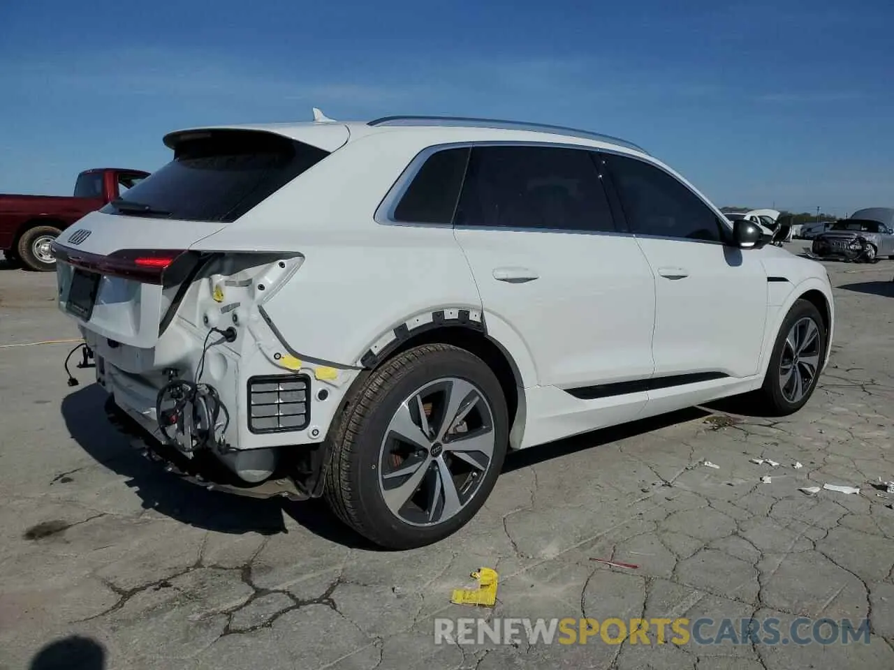 3 Photograph of a damaged car WA15AAGE7RB025662 AUDI Q8 E-TRON 2024