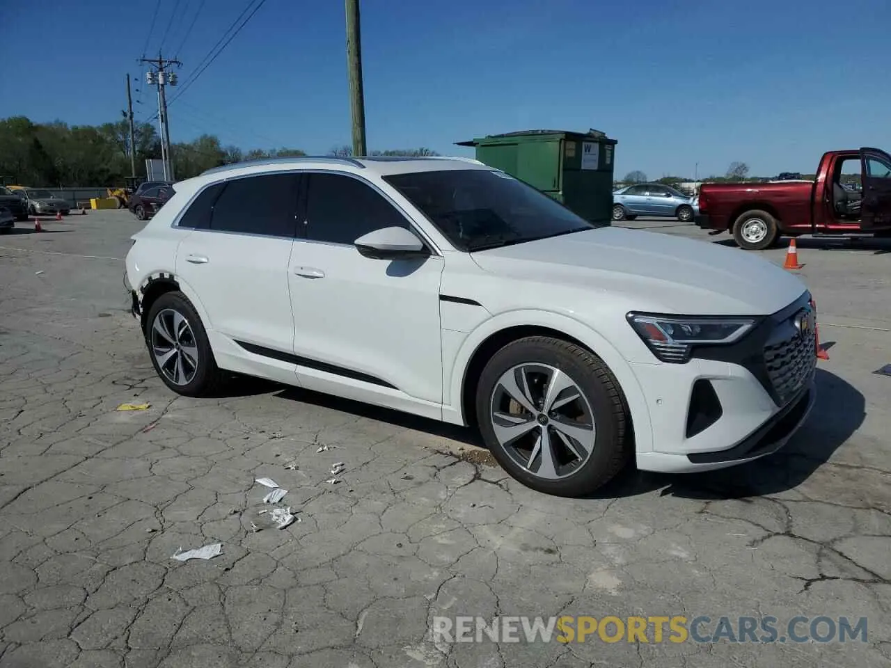 4 Photograph of a damaged car WA15AAGE7RB025662 AUDI Q8 E-TRON 2024