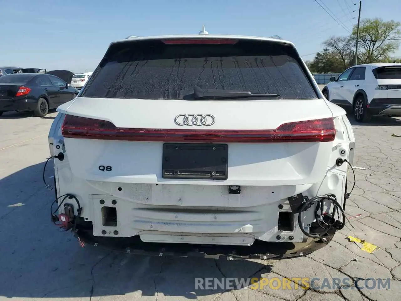 6 Photograph of a damaged car WA15AAGE7RB025662 AUDI Q8 E-TRON 2024