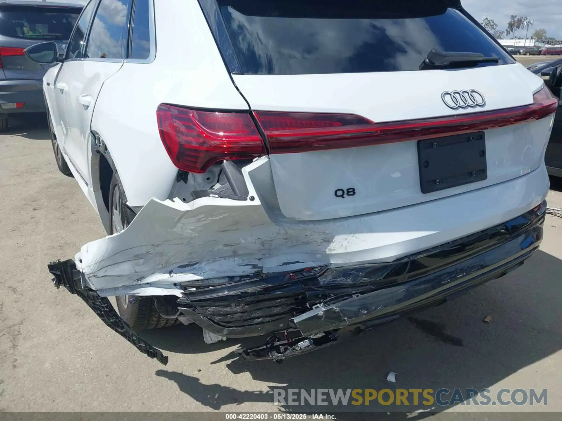 19 Photograph of a damaged car WA15AAGE8RB007266 AUDI Q8 E-TRON 2024