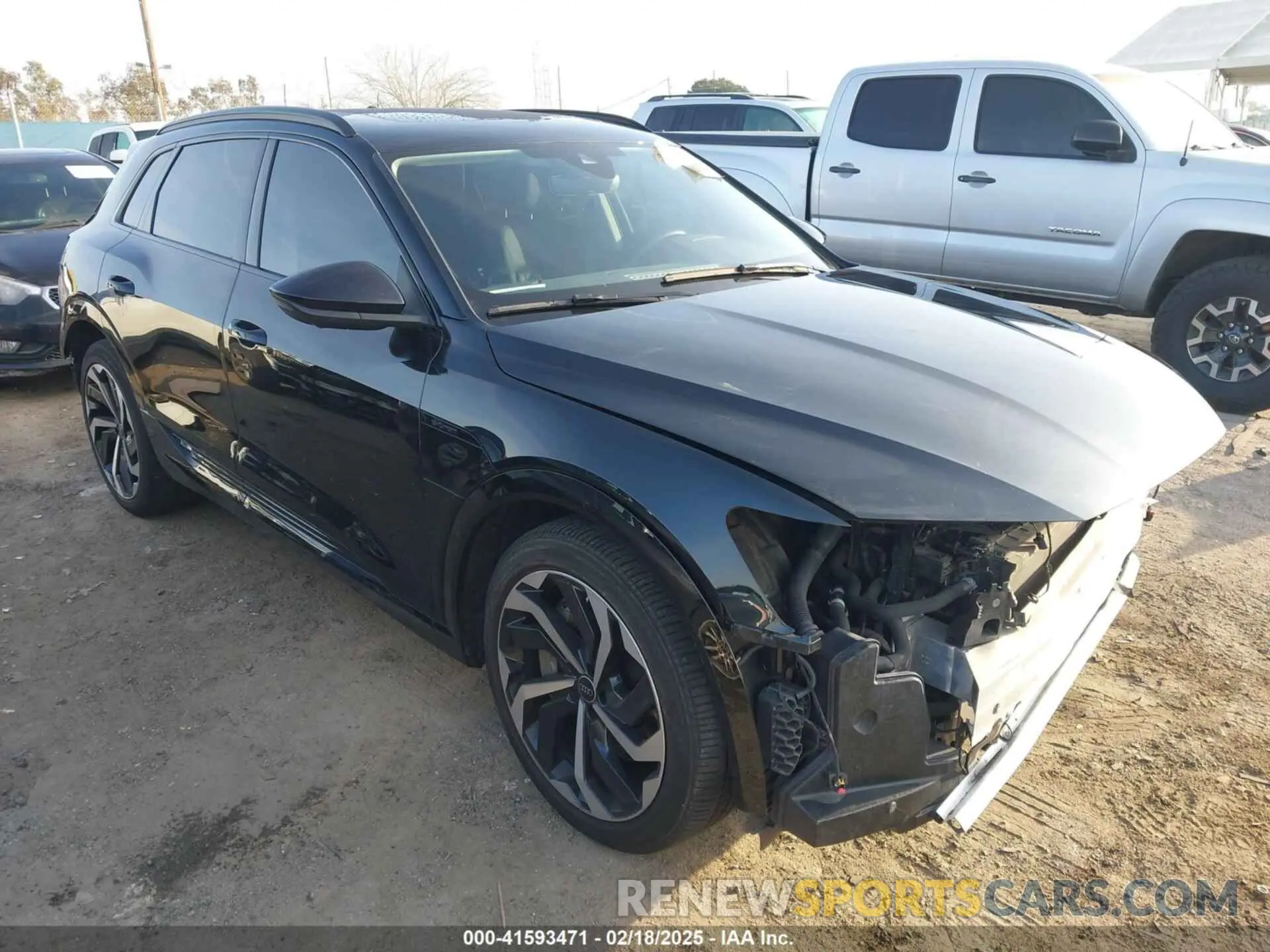 1 Photograph of a damaged car WA15AAGE8RB036637 AUDI Q8 E-TRON 2024