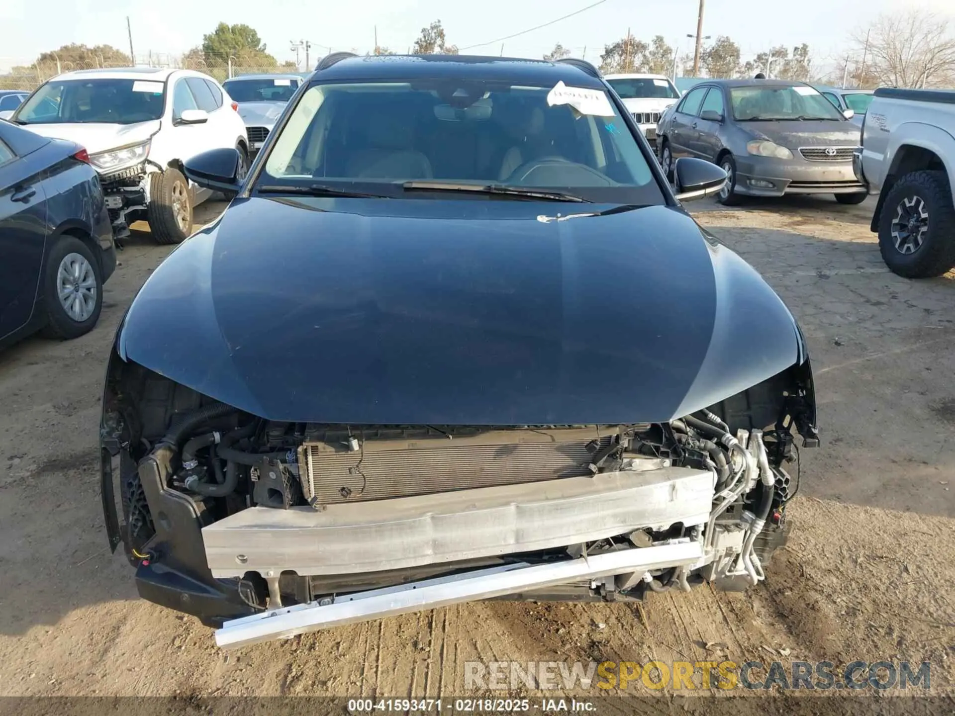 13 Photograph of a damaged car WA15AAGE8RB036637 AUDI Q8 E-TRON 2024