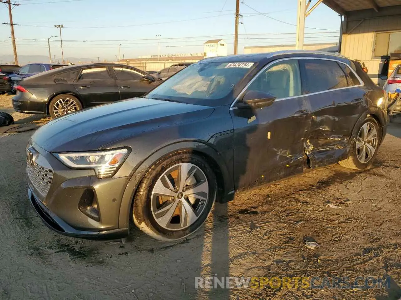 1 Photograph of a damaged car WA15AAGE9RB043046 AUDI Q8 E-TRON 2024