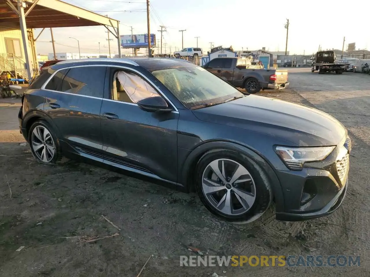 4 Photograph of a damaged car WA15AAGE9RB043046 AUDI Q8 E-TRON 2024
