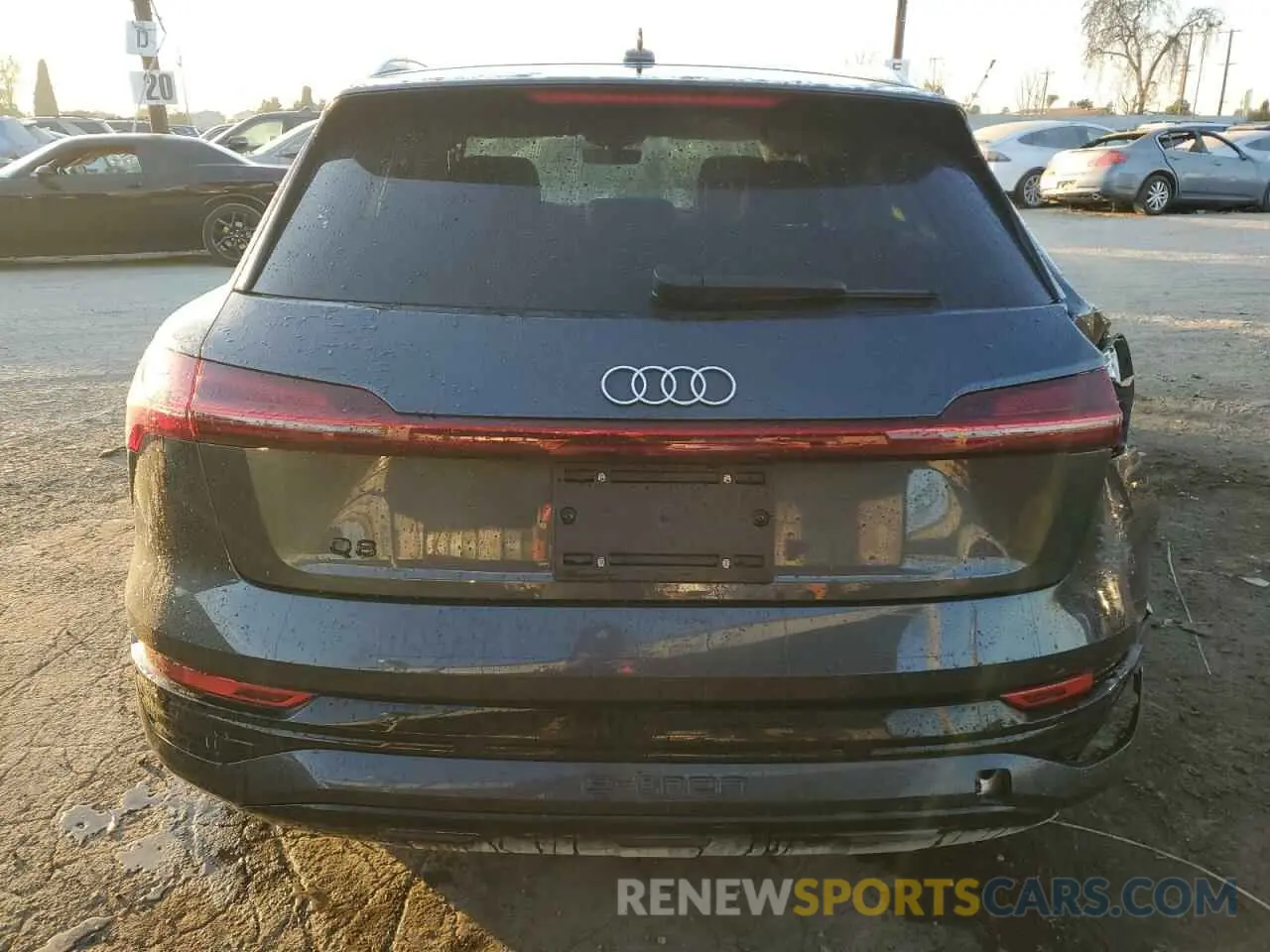 6 Photograph of a damaged car WA15AAGE9RB043046 AUDI Q8 E-TRON 2024