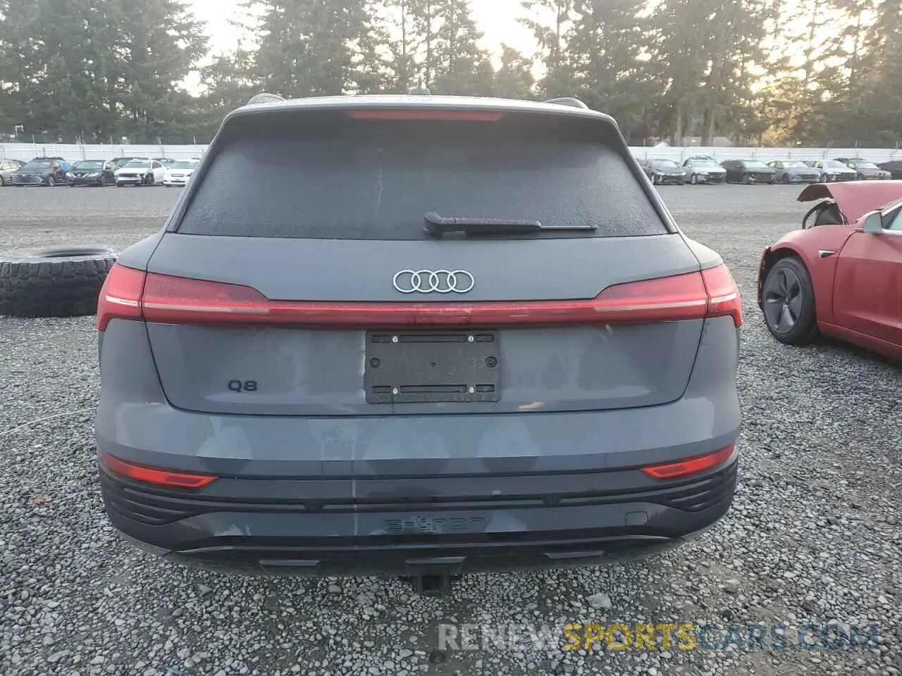 6 Photograph of a damaged car WA16AAGE0RB028245 AUDI Q8 E-TRON 2024