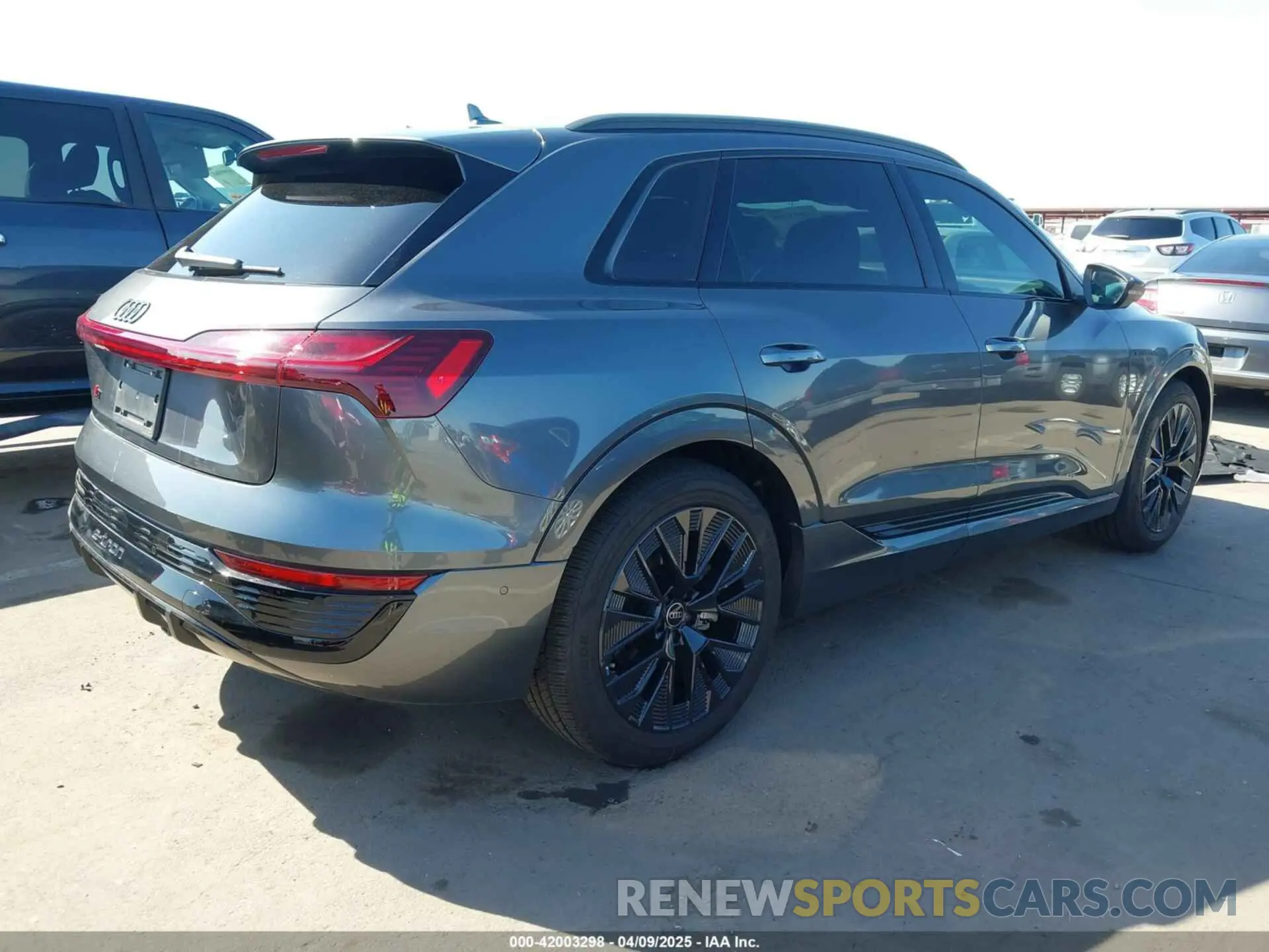 4 Photograph of a damaged car WA16AAGE1RB052893 AUDI Q8 E-TRON 2024