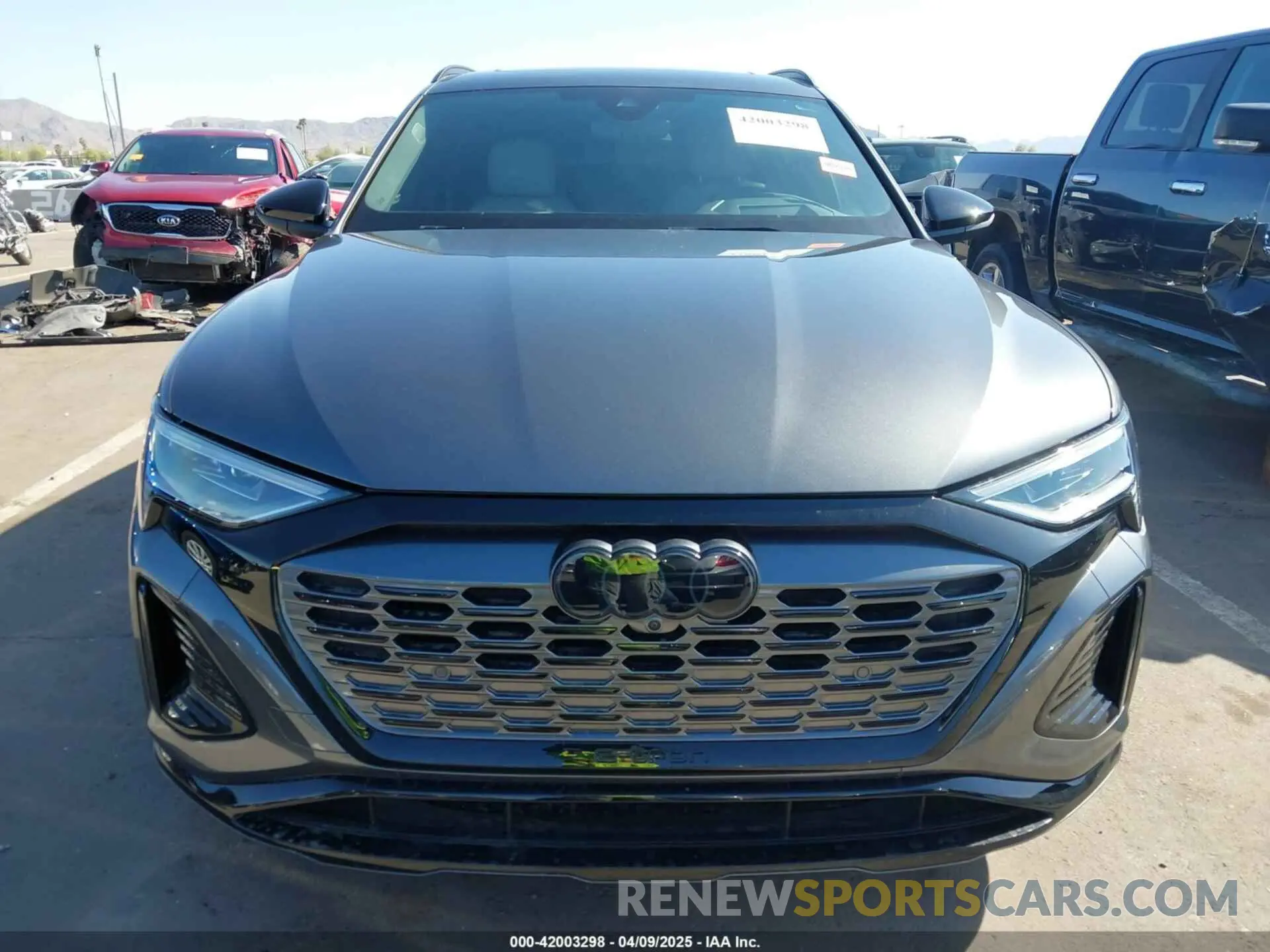6 Photograph of a damaged car WA16AAGE1RB052893 AUDI Q8 E-TRON 2024