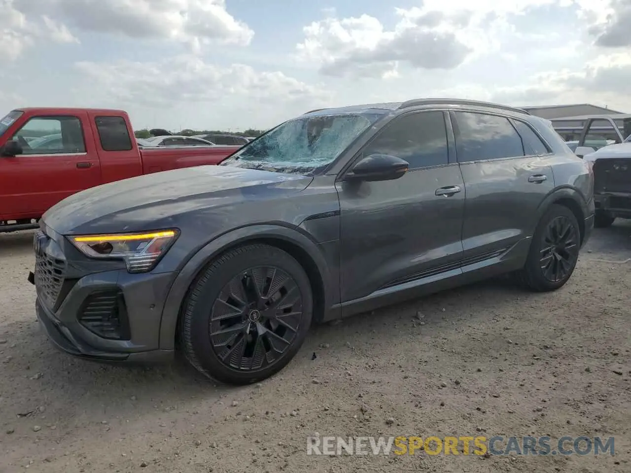 1 Photograph of a damaged car WA16AAGE2RB023404 AUDI Q8 E-TRON 2024