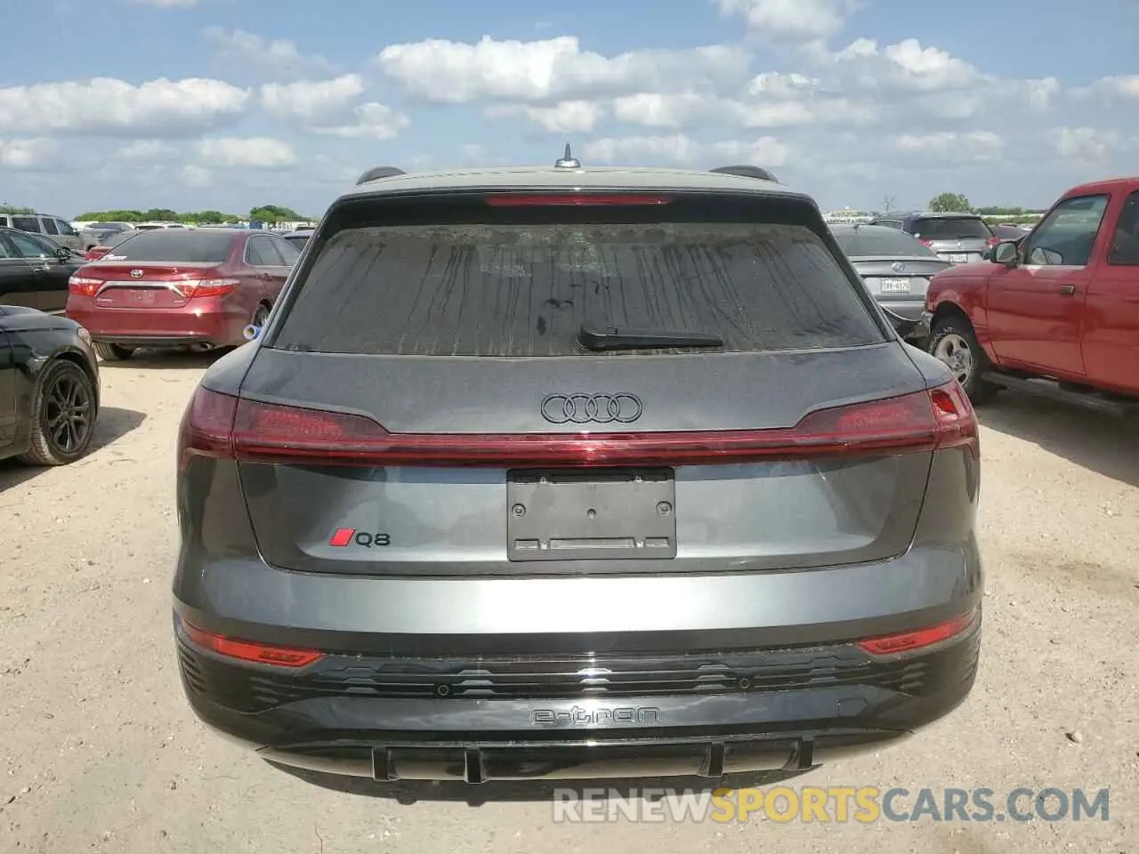 6 Photograph of a damaged car WA16AAGE2RB023404 AUDI Q8 E-TRON 2024