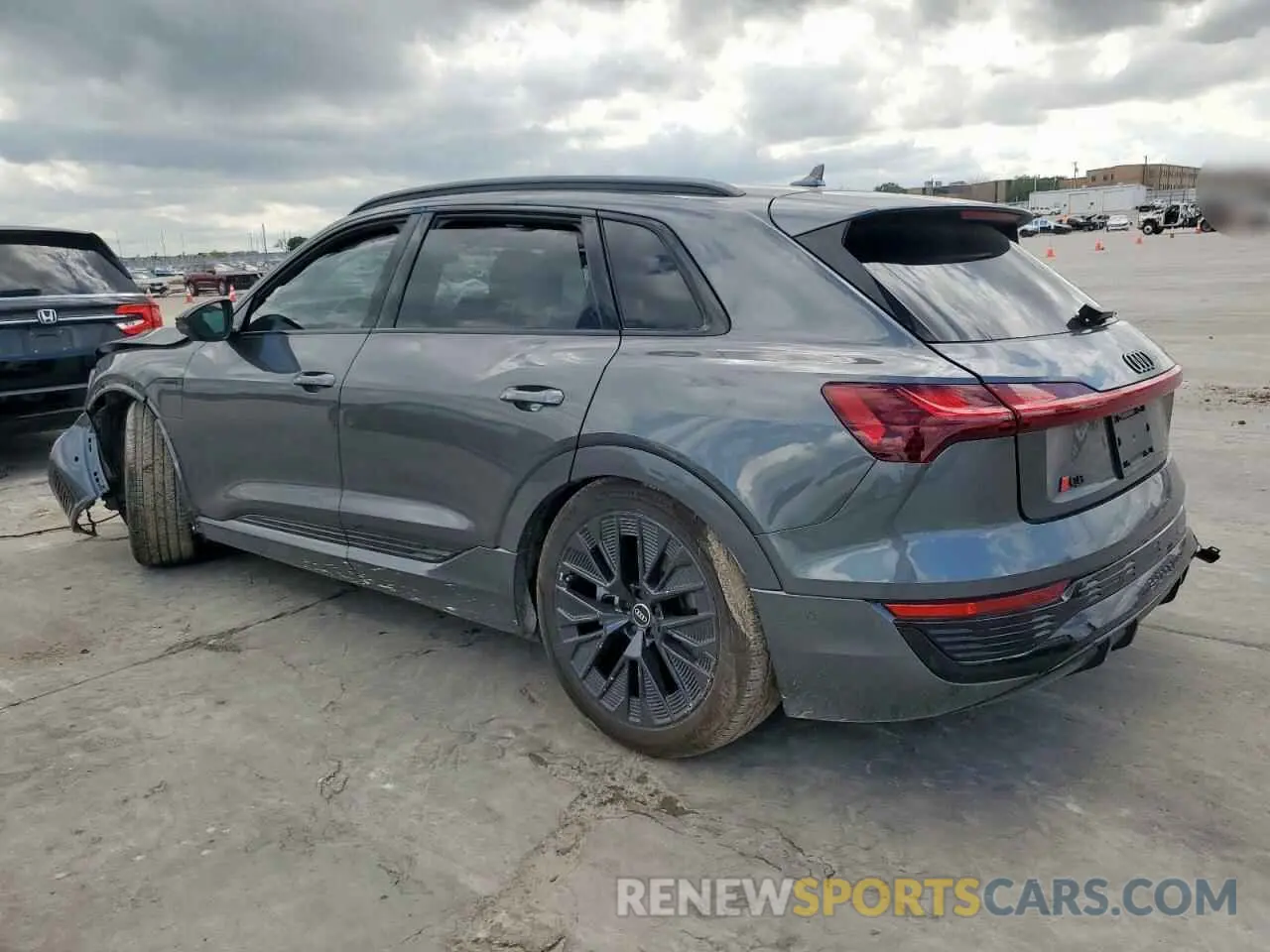 2 Photograph of a damaged car WA16AAGE5RB048734 AUDI Q8 E-TRON 2024