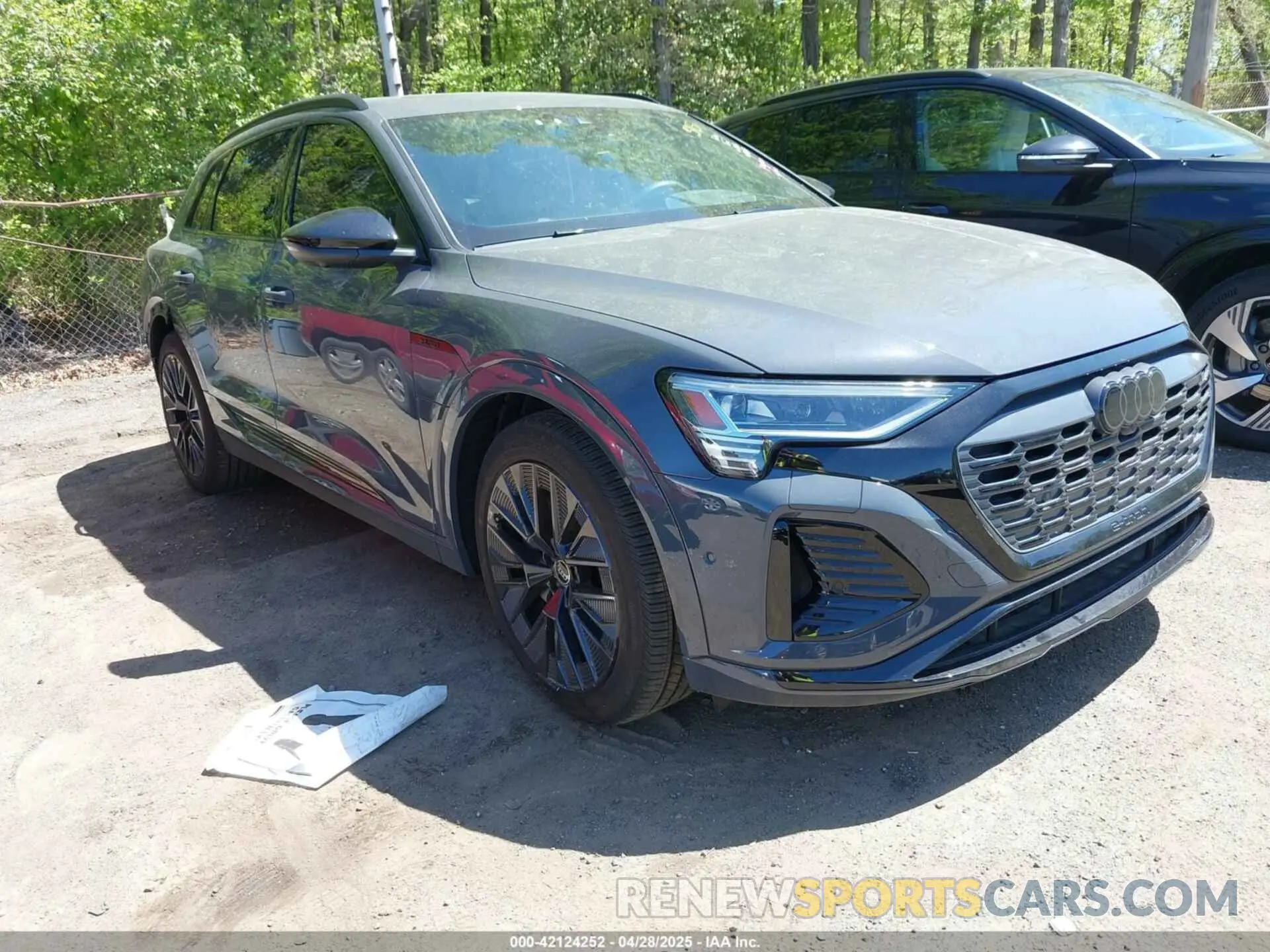 1 Photograph of a damaged car WA16AAGE8RB053944 AUDI Q8 E-TRON 2024