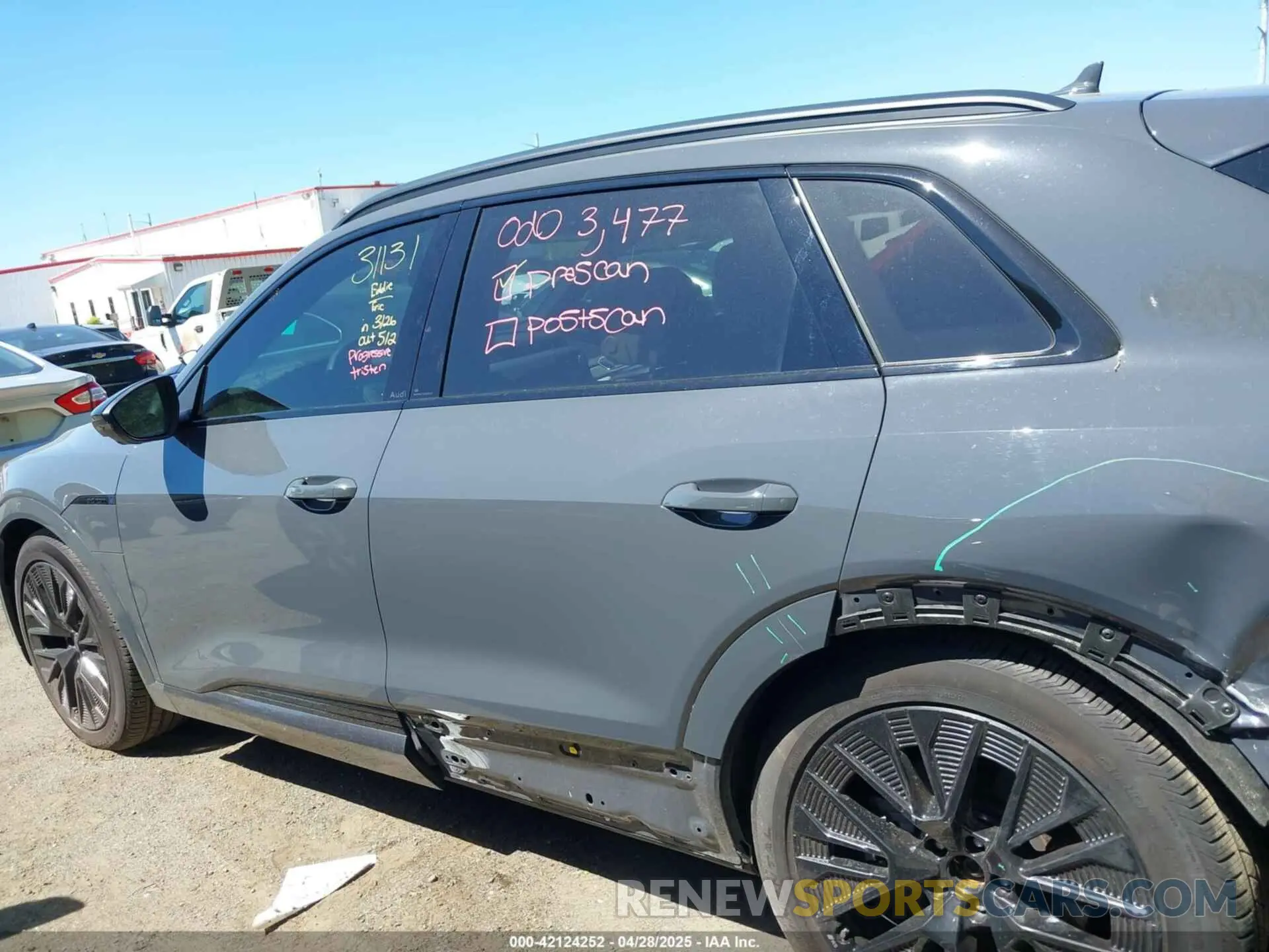 14 Photograph of a damaged car WA16AAGE8RB053944 AUDI Q8 E-TRON 2024