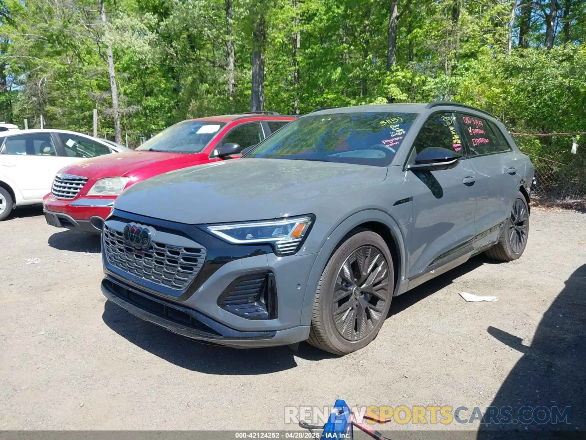 2 Photograph of a damaged car WA16AAGE8RB053944 AUDI Q8 E-TRON 2024
