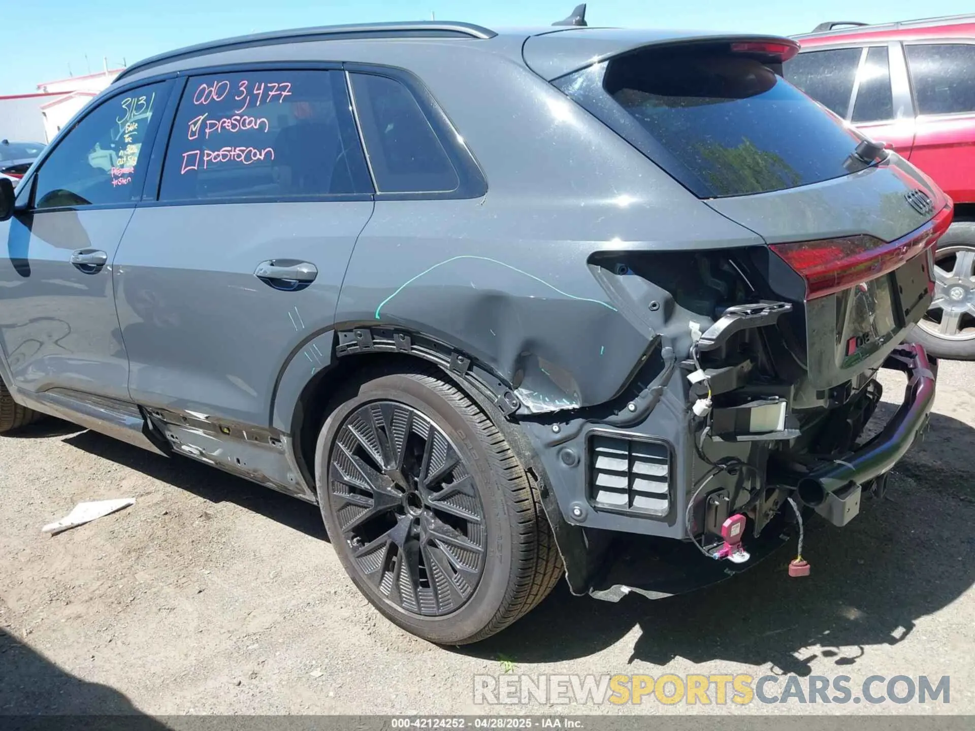 6 Photograph of a damaged car WA16AAGE8RB053944 AUDI Q8 E-TRON 2024