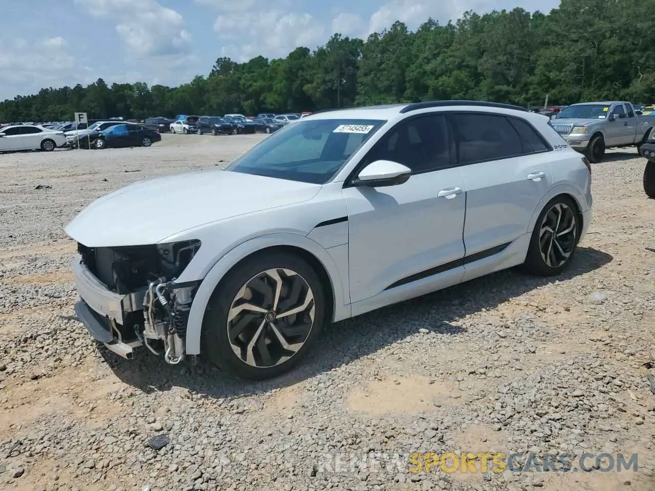 1 Photograph of a damaged car WA16AAGE9RB020144 AUDI Q8 E-TRON 2024